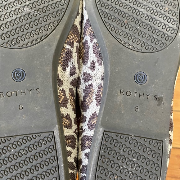 Rothy’s Size 8 animal print loafers - Picture 2 of 3